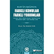 Kur`an Inda Farkl Konular Farkl Yorumlar Marmara niversitesi lahiyat Fakltesi Vakf