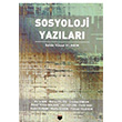 Sosyoloji Yazlar Bilgin Kltr Sanat Yaynlar