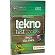 2019 KPSS Tekno Trke Szel Mantk Dijital zml Test Bankas Uzman Kariyer Yaynlar