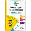 8. Snf T.C. nklap Tarihi Ve Atatrklk 40 Yaprak Test Ankara Yaynclk