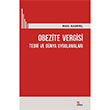 Obezite Vergisi Melih Kabayel Kriter Yaynlar