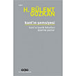Kant n emsiyesi H. Blent Gzkan Yap Kredi Yaynlar