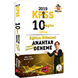 2019 KPSS Eitim Bilimleri Tamam zml 10 zgn Anahtar Deneme Yarg Yaynlar