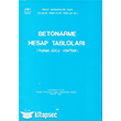 Betonarme Hesap Tablolar Bilim Teknik Yaynlar