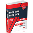 2019 KPSS Anayasa`nn Parolas evir Konu evir Soru Data Yaynlar Kampanyal