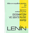 i Snf Hareketi inde Dogmatizm ve Sekterlie Kar Lenin Bilim ve Sosyalizm Yaynlar
