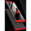 AYS Samsung Note 9 BlackRed Sert Kapak Zore