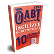 2019 ABT ngilizce retmenlii Tamam zml 10 Deneme Seti Benim Hocam Yaynlar