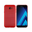 Delikli Samsung J7 Prime Red Rubber Kapak Zore