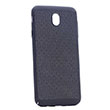 Delikli Samsung J730 Black Rubber Kapak Zore