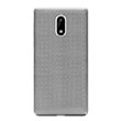 Delikli Nokia 6 Silver Rubber Kapak Zore