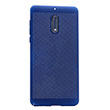 Delikli Nokia 6 Dark Blue Rubber Kapak Zore