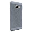 Delikli Note 5 Dark Grey Rubber Kapak Zore