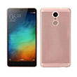 Delikli Xiaomi Redmi 4X Rose Gold Rubber Kapak Zore