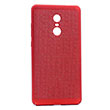 Delikli Xiaomi Redmi Note 4X Red Rubber Kapak Zore