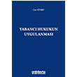 Yabanc Hukukun Uygulanmas Can Yney On ki Levha Yaynlar