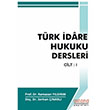 Trk dare Hukuku Dersleri Cilt 1 Astana Yaynlar
