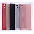 Delikli Sony Xperia XA1 Dark Grey Rubber Kapak Zore
