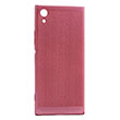 Delikli Sony Xperia XA1 Rose Gold Rubber Kapak Zore