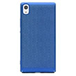 Delikli Sony Xperia XA1 Lght Blue Rubber Kapak Zore