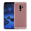 Delikli Samsung A6 Plus 2018 Rose Gold Rubber Kapak Zore
