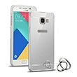Aynal Samsung Bumper A3 2017 Silver Sert Kapak Zore