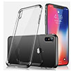 Glitter Iphone X Black Silikon Kapak Zore