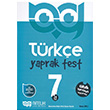 7. Snf Trke 24 Yaprak Test Nitelik Yaynlar