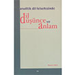 Analitik Dil Felsefesinde Dil Dnce ve Anlam brahim Bor Elis Yaynlar