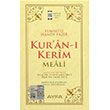 Kuran Kerim Meali Cep Boy Elmall Muhammed Hamdi Yazr Ayfa Basn Yayn