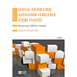 Sosyal Bilimlerde Kategorik Verilerle liki Analizi Pegem Yaynlar