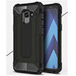 Crash Samsung A8 Plus 2018 Black Silikon Kapak Zore