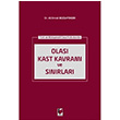 Olas Kast Kavram ve Snrlar Al Emrah Bozbayndr Adalet Yaynevi