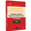 KONSENSUS Adli Hakimlik Tamam zml zgn Sorulardan Oluan 10 Deneme Sava Yaynevi