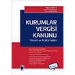 Kurumlar Vergisi Kanunu Yorum ve Aklamalar Adalet Yaynevi