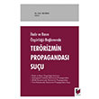 Terrizmin Propagandas Suu Zeki Yldrm Adalet Yaynevi