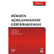 Hkmn Aklanmasnn Geri Braklmas Mustafa Artu Adalet Yaynevi