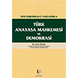 Trk Anayasa Mahkemesi ve Demokrasi Ozan Ergl Adalet Yaynevi
