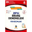 8. Snf Fen Bilimleri 20 li Bran Denemeleri Zeka Kp Yaynlar