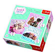 Sweet Kittens Puzzle 3 in 1 Trefl