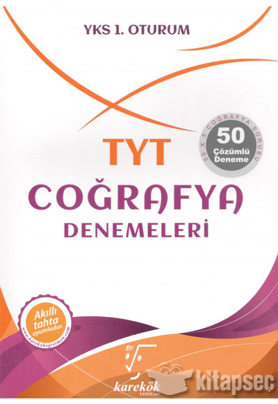 TYT Coğrafya Denemeleri Karekök Yayınları | 9786057554277
