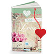 Noble Love Sevgi Serisi izgili Kokulu Defter Mavi Lale Yaynlar