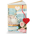 Passionate Love Sevgi Serisi izgili Kokulu Defter Mavi Lale Yaynlar