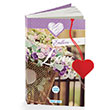 Endless Love Sevgi Serisi izgili Kokulu Defter Mavi Lale Yaynlar