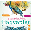 ocuklar in Boyama Hayvanlar Ren Kitap