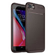 Negro Iphone 7Plus Iphone 8Plus Dark Brown Silikon Kapak Zore