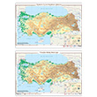Trkiye Fiziki Haritas (Yazlabilir Silinebilir) Ankara Yaynclk