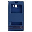 Dolce Samsung A8 Dark Blue Pu Klf Zore