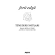 Tm Ders Notlar Ferit Edg Alfa Yaynlar