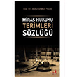 Miras Hukuku Terimleri Szl Abdurrahman Yazc Fecr Yaynlar